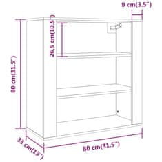 Vidaxl Skříň highboard šedá sonoma kompozitní dřevo