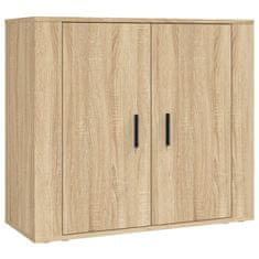 Greatstore Skříň highboard dub sonoma kompozitní dřevo