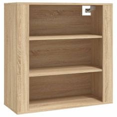 Greatstore Skříň highboard dub sonoma kompozitní dřevo