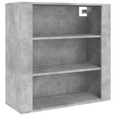 Greatstore Skříň highboard betonově šedá kompozitní dřevo