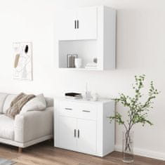 Greatstore Skříň highboard bílá kompozitní dřevo