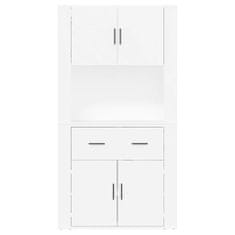 Greatstore Skříň highboard bílá kompozitní dřevo