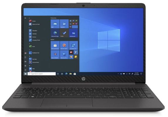 notebook HP 255 G8 (7J059AA) 15,6 palce Full HD AMD Ryzen 5 generace integrovaná grafická karta grafika AMD Radeon Graphics dlouhá výdrž baterie SSD M.2 PCIe NVMe 256 GB 8 GB RAM DDR4 operační paměť stereo reproduktory