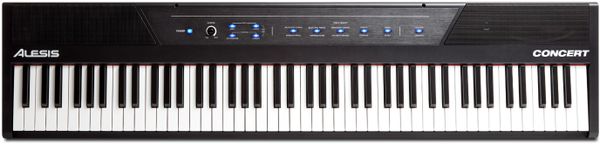 digitální piano alesis concert krásný vzhled usb midi metronom vestavěné reproduktory