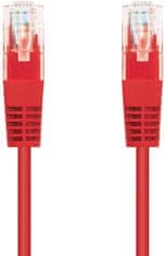 C-Tech kabel UTP, Cat5e, 3m, červená