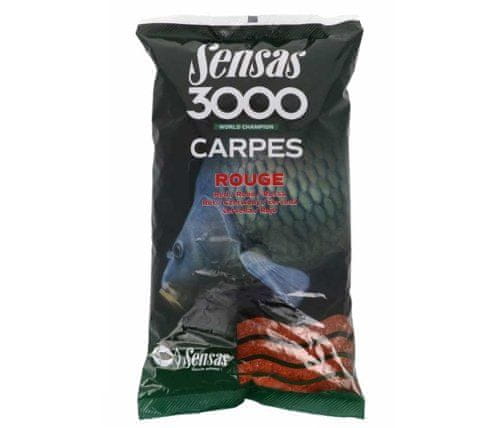 Sensas Krmítková a vnadící směs 3000 Carp Rouge - 1 kg