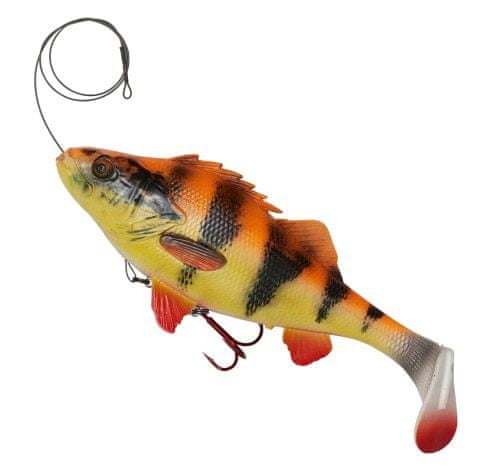 Savage Gear Ripper 4D Line Thru Perch Shad - barva Albino