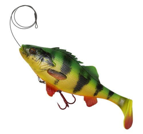 Savage Gear Ripper 4D Line Thru Perch Shad - barva Firetiger