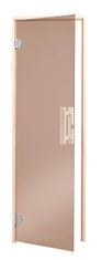 Sentiotec Dveře do sauny DS80 Bronze 650x1960mm