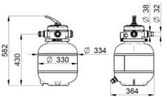 SHOTT Pískový filtr SF25