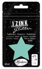 Aladine Izink Glitter, třpytky mentolová zelená, 60 ml - velikost S