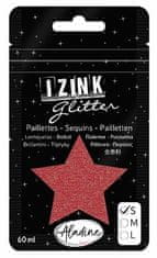 Aladine Izink Glitter, třpytky tmavě červená, 60 ml - velikost S