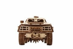 UGEARS 3d dřevěné mechanické puzzle dozor-b combat vehicle