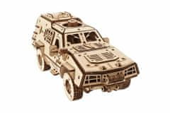 UGEARS 3d dřevěné mechanické puzzle dozor-b combat vehicle