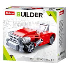 Sluban Builder M38-B0920C Červený kabriolet