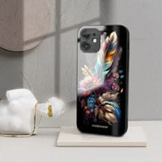 Mobiwear Prémiový lesklý kryt Glossy na mobil Apple iPhone X - G011G Kytice s pírkem