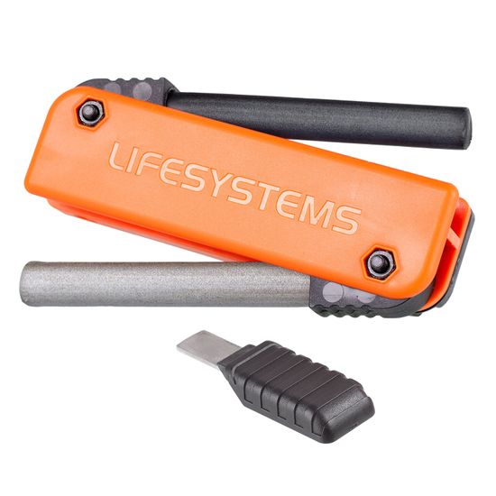 Lifesystems křesadlo se škrtací tyčinkou Dual Action Firestarter