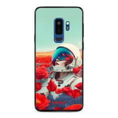 Mobiwear Prémiový lesklý kryt Glossy na mobil Samsung Galaxy S9 Plus - G001G Astronautka v květech