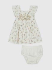 Gap Baby květované šaty s logem 18-24M