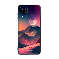 Mobiwear Prémiový lesklý kryt Glossy na mobil Samsung Galaxy A12 - G008G Pahorky s měsícem