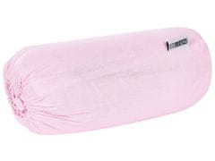 Beliani Bavlněné prostěradlo 200 x 200 cm růžové JANBU