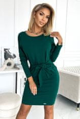 Numoco Dámské šaty 394-1 - NUMOCO Zelená XL