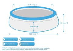 Marimex Bazén Tampa 4,57 x 1,22m bez filtrace