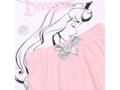 sarcia.eu Spící kráska Disney Dámské letní bavlněné pyžamo s krátkým rukávem a volány M