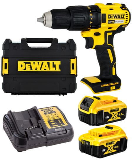 DeWalt Bezkartáčový šroubovák 18V 2x4Ah DCD777M2T