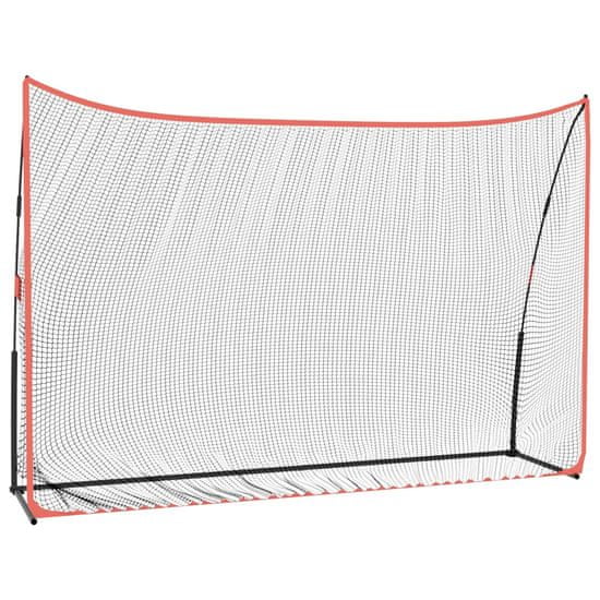 Vidaxl Golfová tréninková síť černá a červená 305x91x213 cm polyester