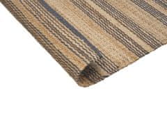 Beliani Jutový koberec 80 x 300 cm hnědý/béžový BUDHO