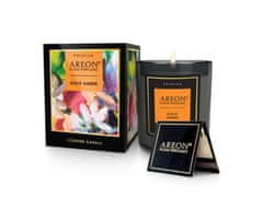 Areon Vonná svíčka AREON SCENTED CANDLE - Fine Tobacco