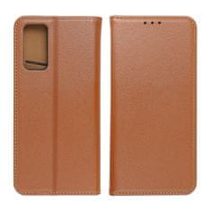 Xiaomi Pouzdro / obal na Xiaomi Redmi 12C hnědé - knížkové Leather case SMART PRO