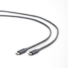 Gembird CABLEXPERT Kabel USB 3.1 Type-C na Type-C kabel (CM/CM), 1m, datový, černý