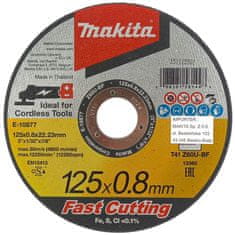 Makita 12x kotouč 125x0,8mm na kov INOX Makita E-10877