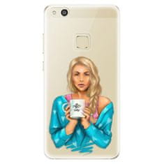 iSaprio Silikonové pouzdro - Coffe Now - Blond pro Huawei P10 Lite