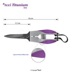 Texi Řemeslnické nůžky / dlaňovky TEXI TITANIUM Ti613