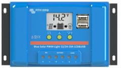HADEX PWM solární regulátor Victron Energy BlueSolar-LCD&USB 10A