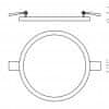 RED Design Rendl RENDL HUE R 17 DIMM zápustná chrom 230V LED 18W 3000K R13055