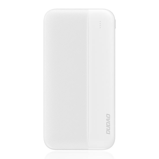 DUDAO K4S+ Power Bank 20000mAh 2x USB 10W, bílý