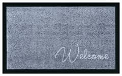 Mujkoberec Original Protiskluzová rohožka Welcome 104507 Grey/Blue 45x75