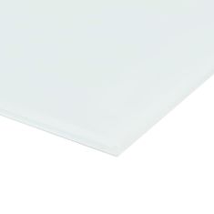 Greatstore Nástěnná magnetická tabule skleněná bílá 100 x 60 cm