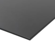 Greatstore Nástěnná magnetická černá tabule skleněná 100 x 60 cm