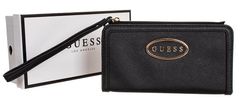 Guess Guess dámská černá millville slo multi zip wrislt peněženka